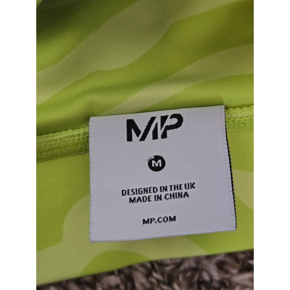 Green Camo Myprotein MP Sports Bra Criss Cross Back Medium Activewear Athletic - Picture 5 of 7